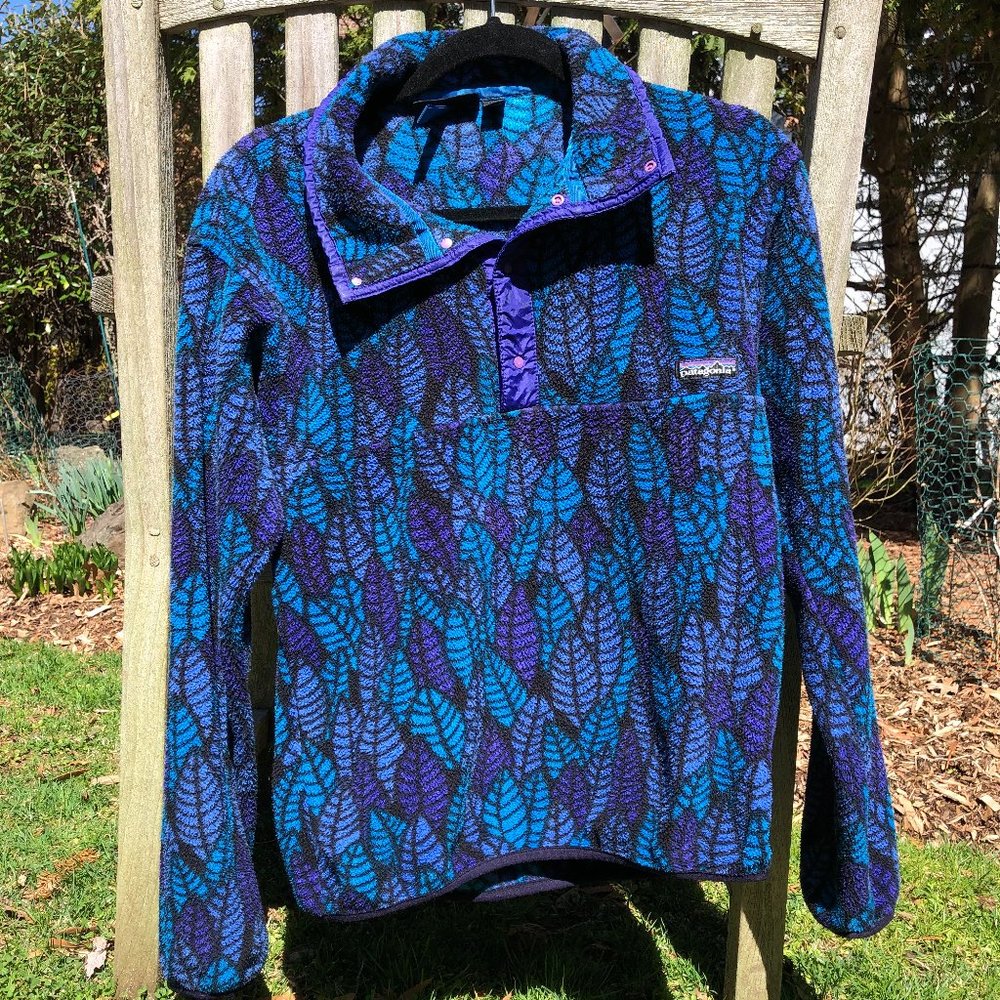 Vintage Patagonia Spring '92 Leaf Pattern [Small]